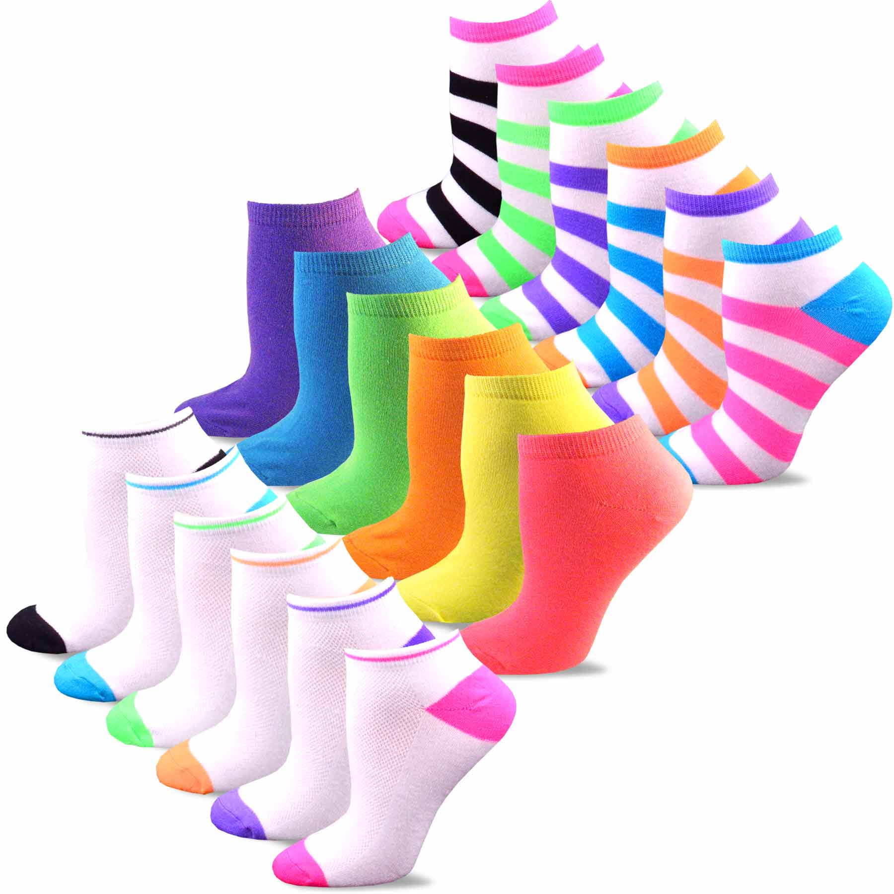 womens bright socks